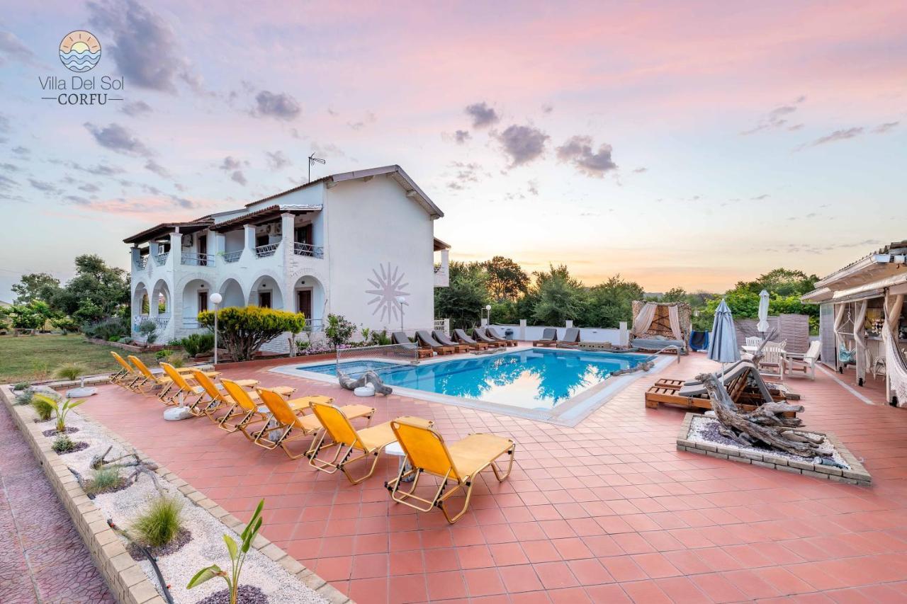 Villa Del Sol Corfu Sidárion Exterior foto